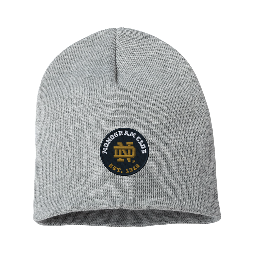 Notre Dame Monogram 8" Beanie