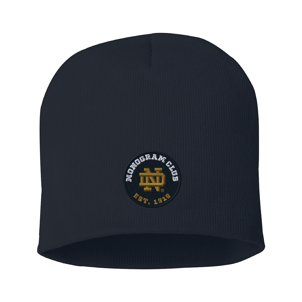 Notre Dame Monogram 8" Beanie