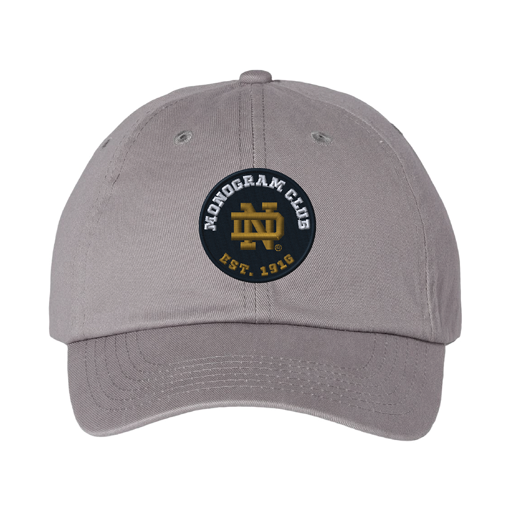 Notre Dame Monogram Bio-Washed Classic Dad Hat